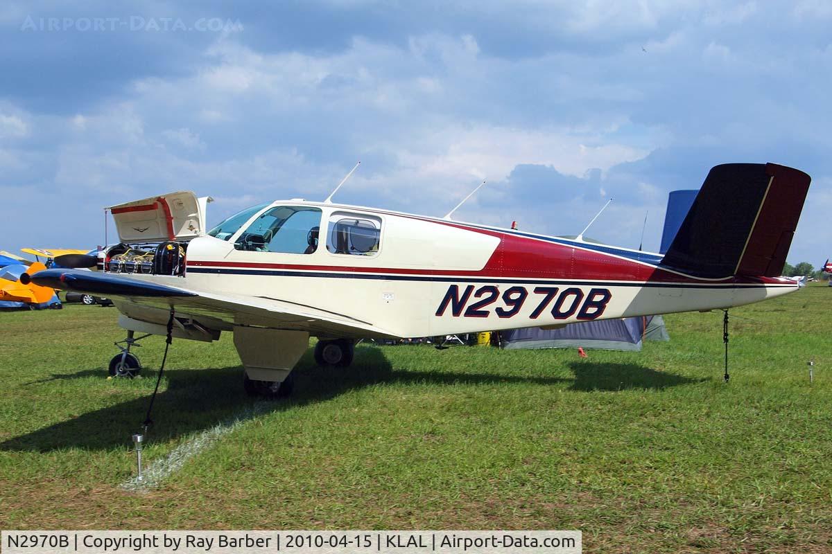 N2970B, 1953 Beech D35 C/N D-3611, Beech D35 Bonanza [D-3611] Lakeland-Linder~N 15/04/2010