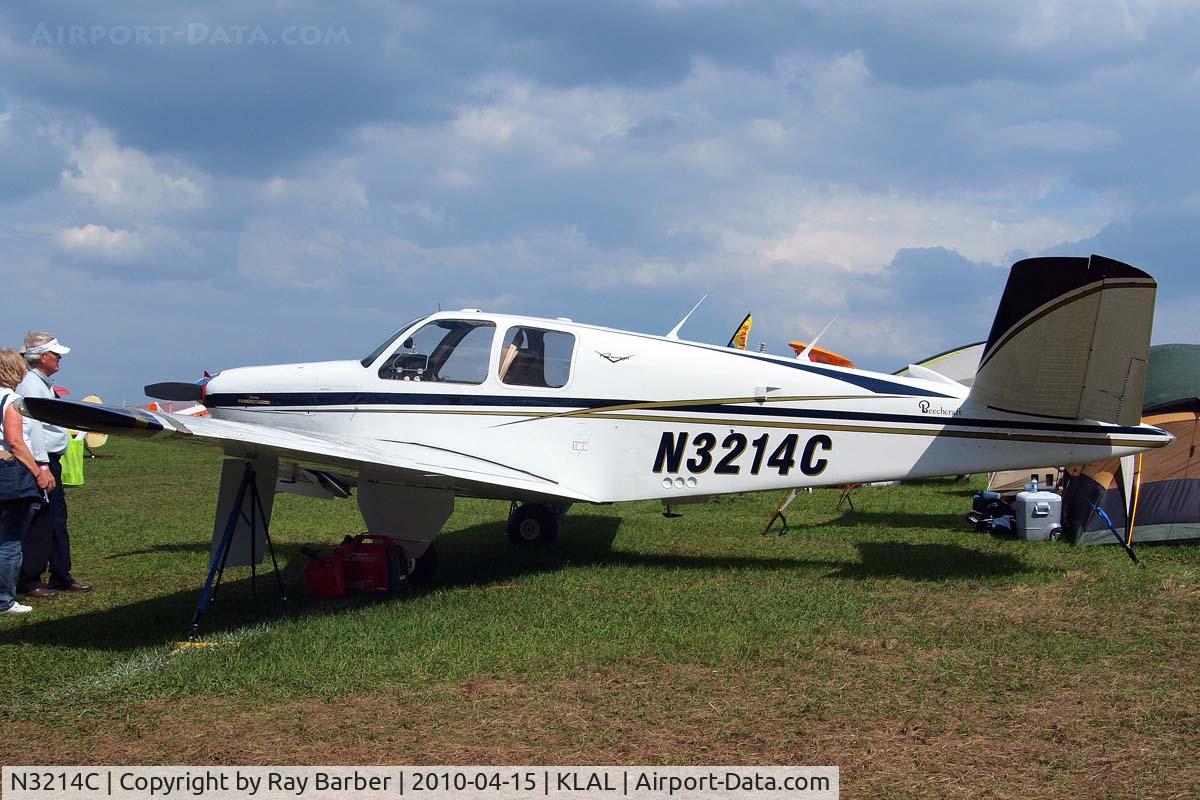 N3214C, 1954 Beech E35 C/N D-3878, Beech E35 Bonanza [D-3878] Lakeland-Linder~N 15/04/2010