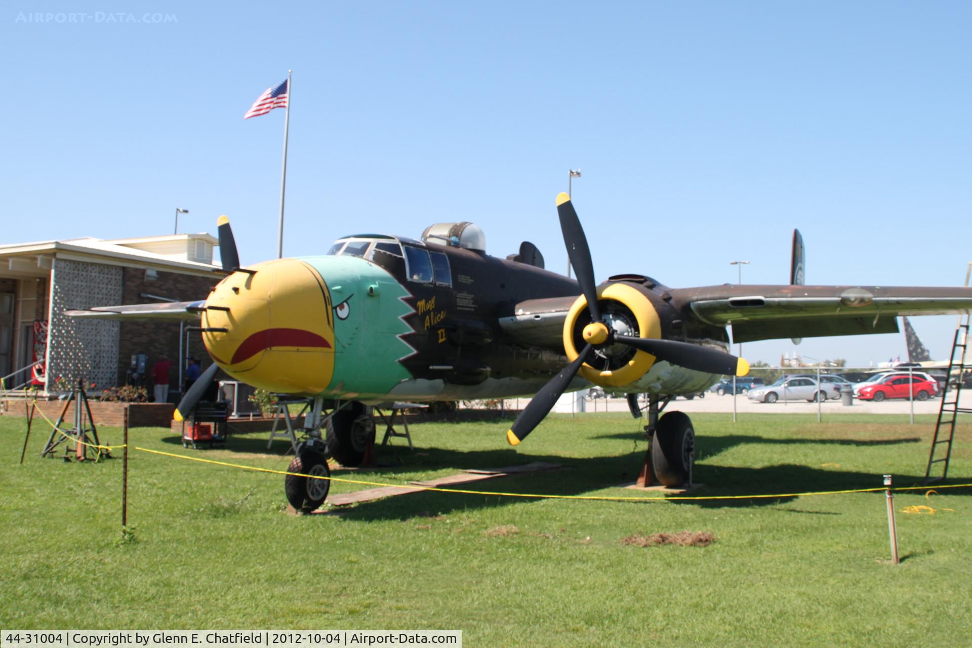 44-31004, 1944 North American TB-25N Mitchell C/N 108-34279, At the Battleship Alabama Museum