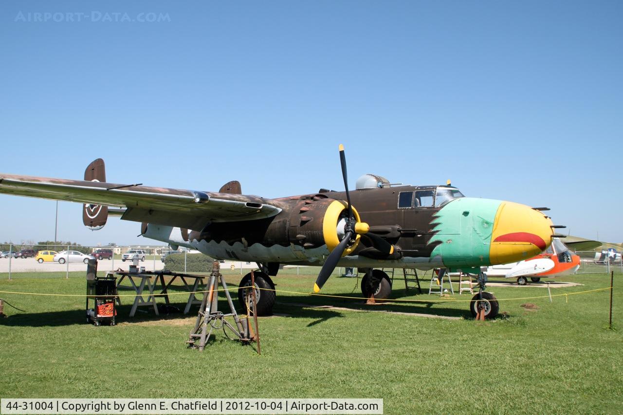 44-31004, 1944 North American TB-25N Mitchell C/N 108-34279, At the Battleship Alabama Museum