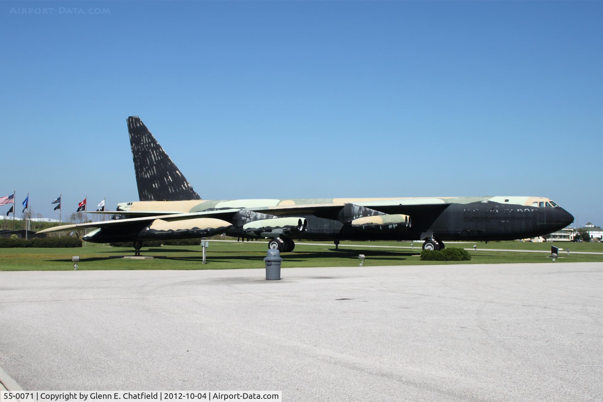 55-0071, 1955 Boeing B-52D-55-BO Stratofortress C/N 17193, At the Battleship Alabama Museum