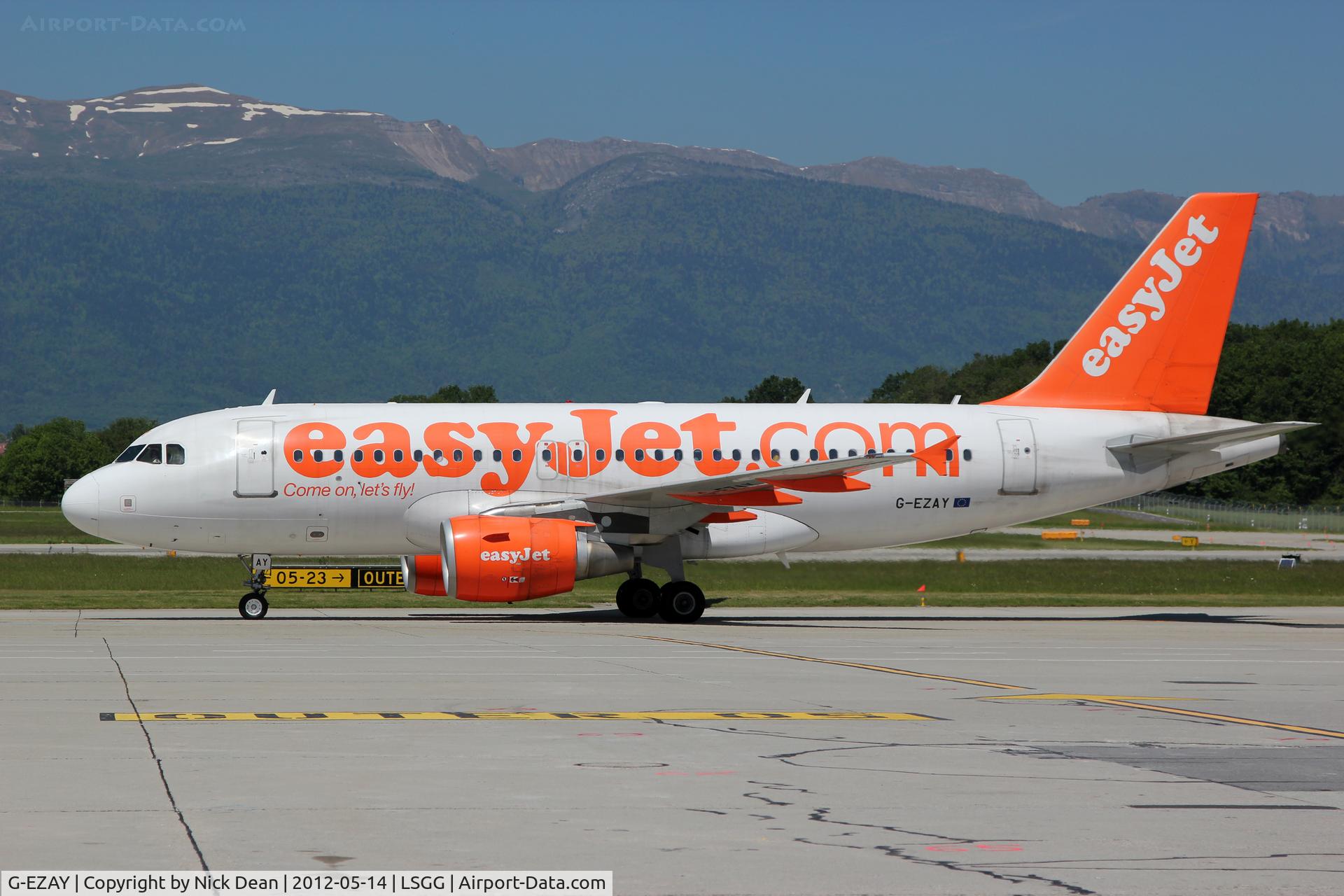 G-EZAY, 2006 Airbus A319-111 C/N 2827, LSGG/GVA EBACE 2012