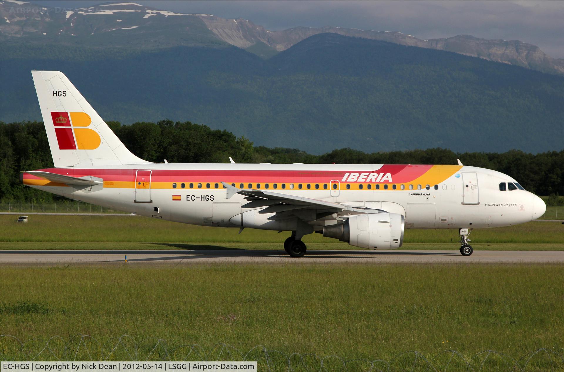 EC-HGS, 2000 Airbus A319-111 C/N 1180, LSGG/GVA EBACE 2012