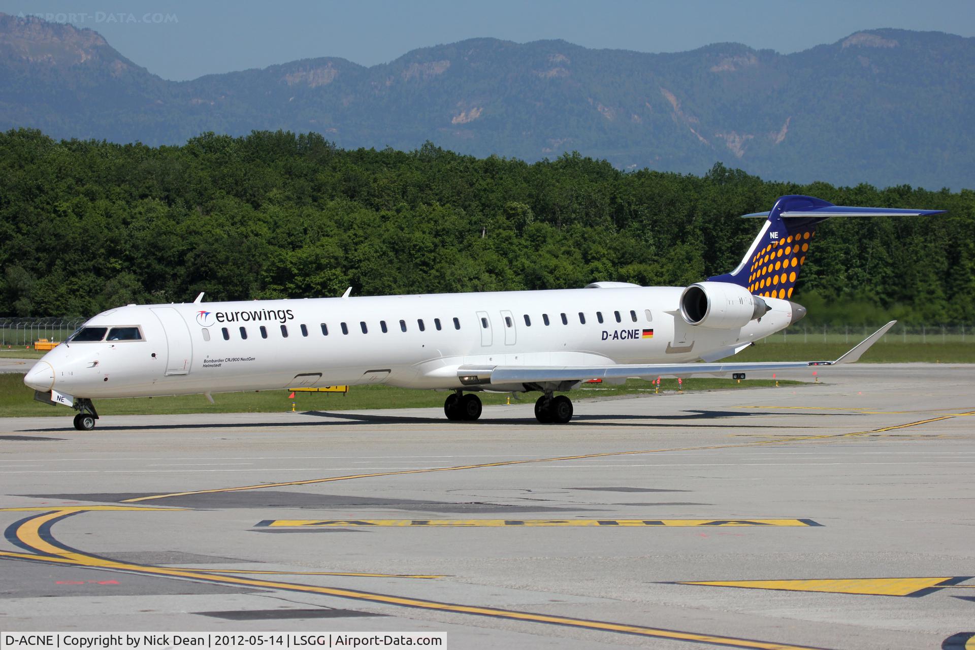D-ACNE, 2009 Bombardier CRJ-900ER (CL-600-2D24) C/N 15241, LSGG/GVA EBACE 2012