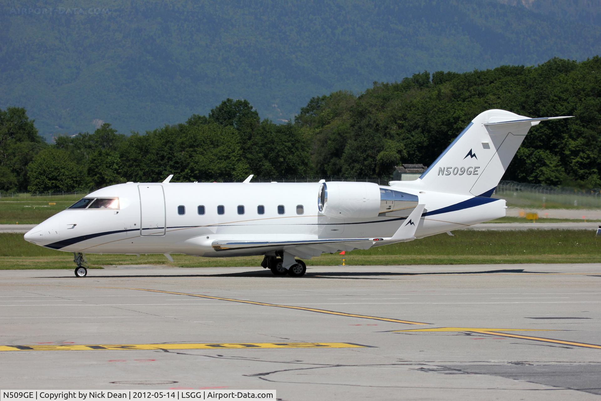 N509GE, 2003 Bombardier Challenger 604 (CL-600-2B16) C/N 5573, LSGG/GVA EBACE 2012