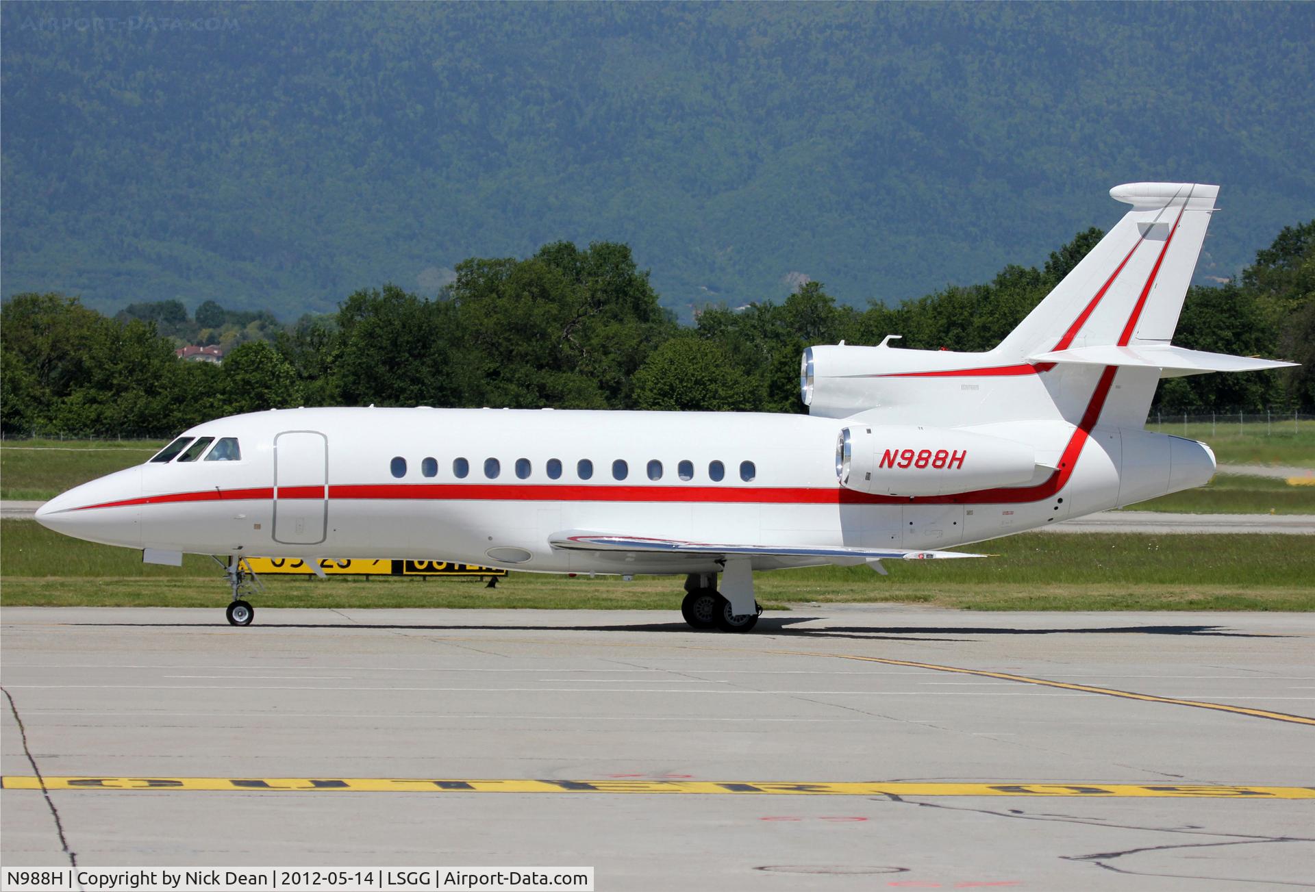 N988H, 2003 Dassault Falcon 900EX C/N 125, LSGG/GVA EBACE 2012