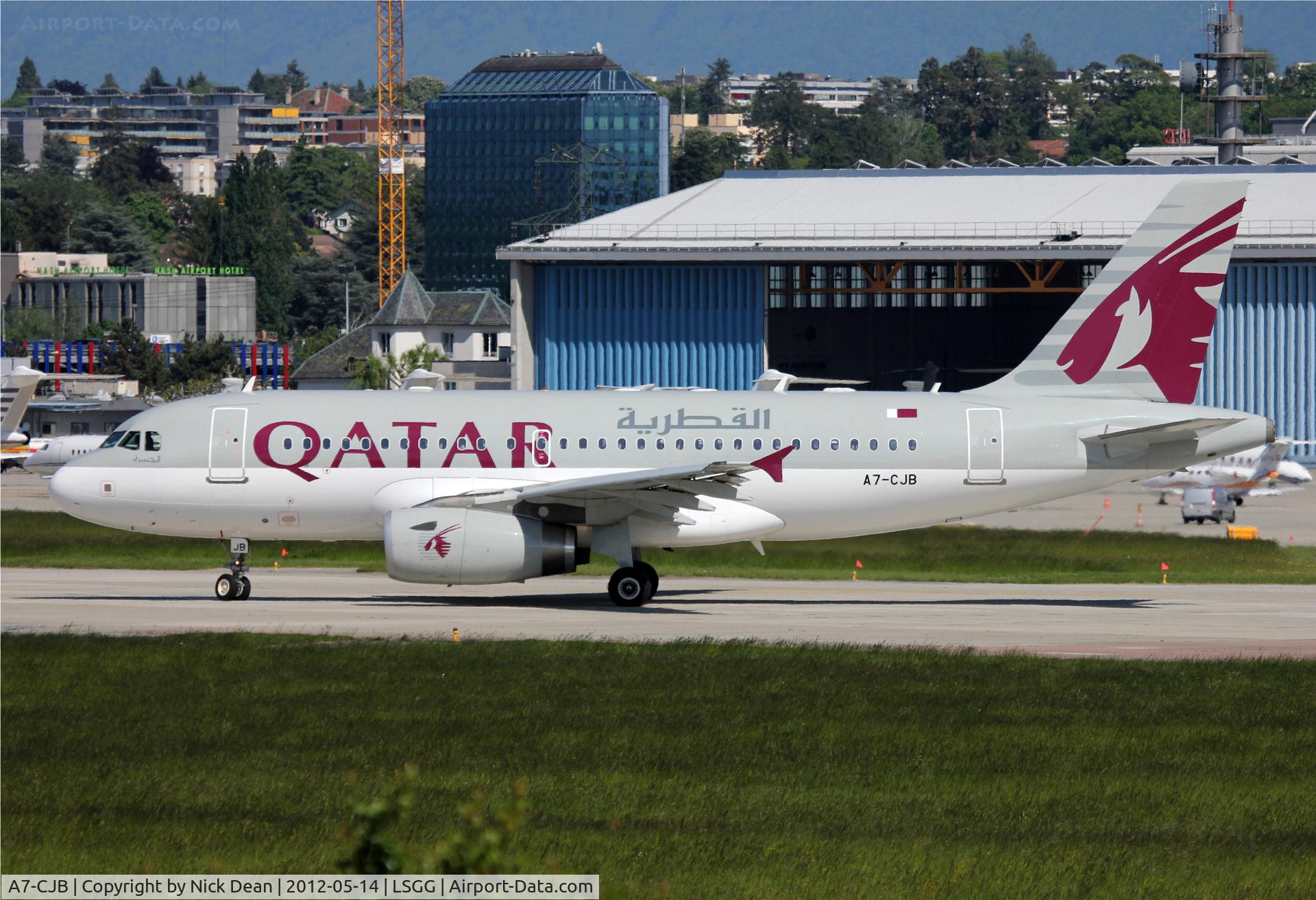 A7-CJB, 2004 Airbus A319-133LR C/N 2341, LSGG/GVA EBACE 2012