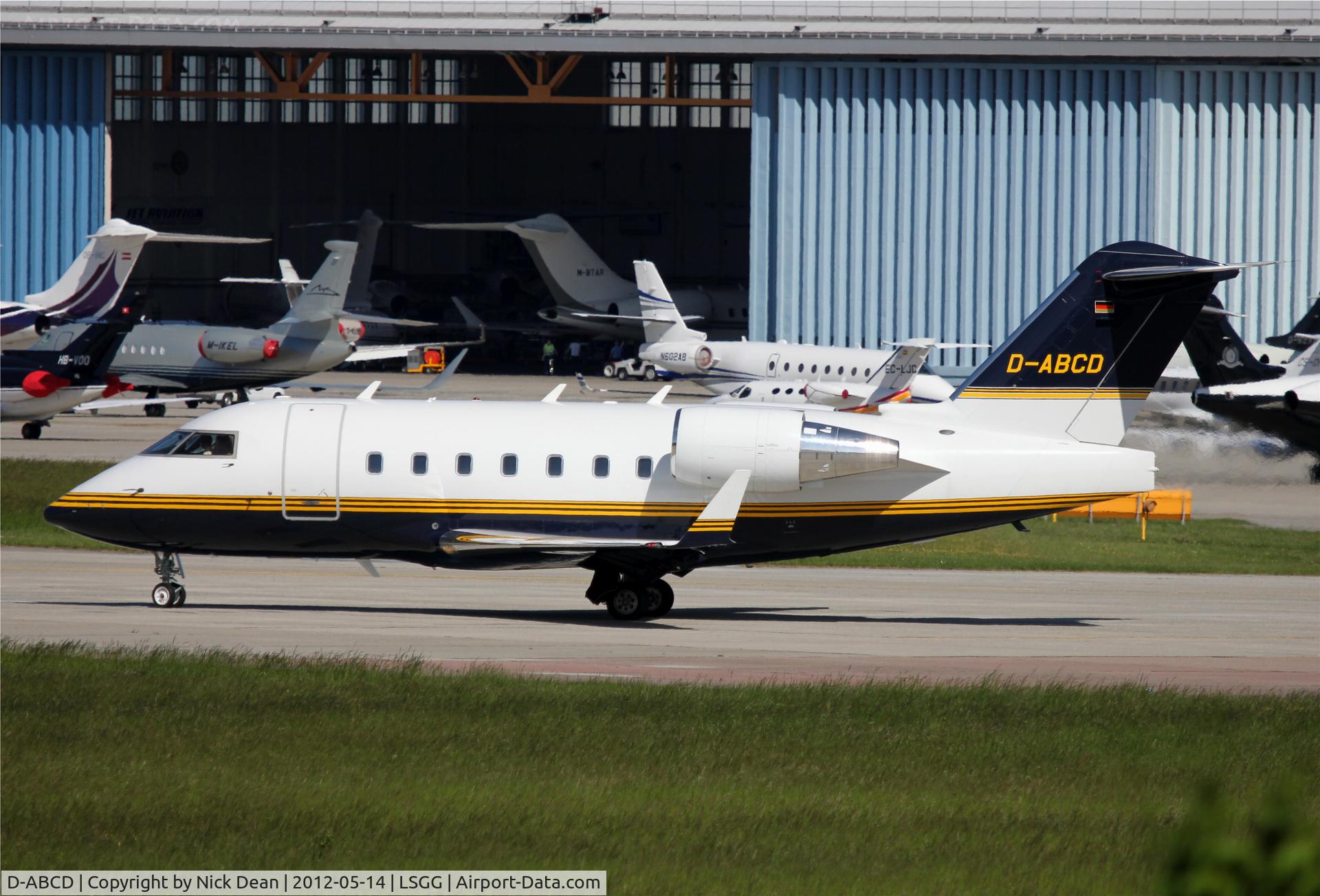 D-ABCD, 2003 Bombardier Challenger 604 (CL-600-2B16) C/N 5565, LSGG/GVA EBACE 2012
