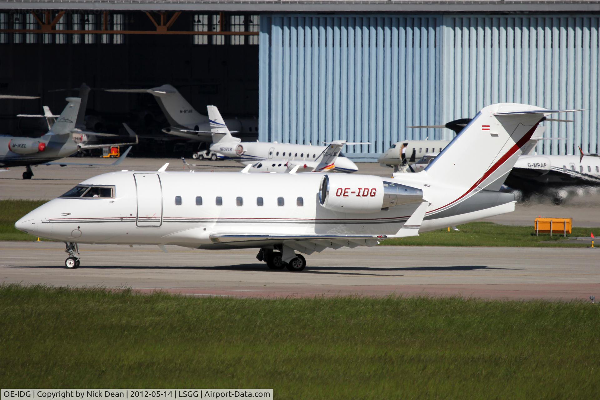 OE-IDG, 2006 Bombardier Challenger 604 (CL-600-2B16) C/N 5654, LSGG/GVA EBACE 2012