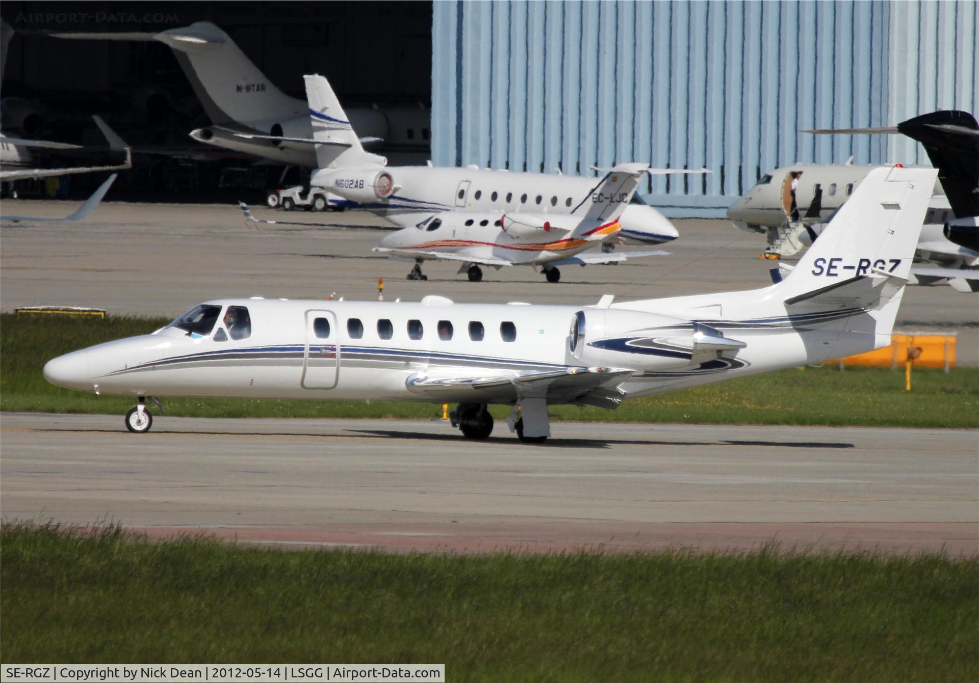 SE-RGZ, 2002 Cessna 560 Citation Encore C/N 560-0607, LSGG/GVA EBACE 2012