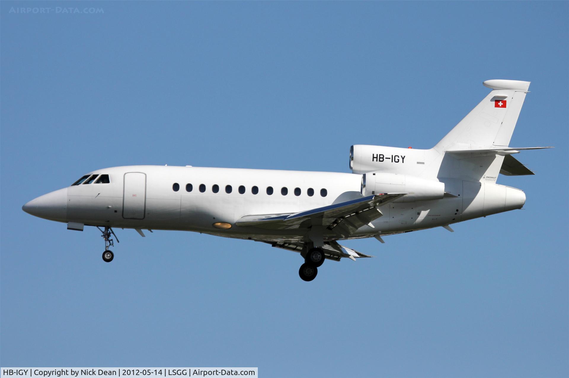 HB-IGY, 2001 Dassault Falcon 900EX C/N 95, LSGG/GVA EBACE 2012