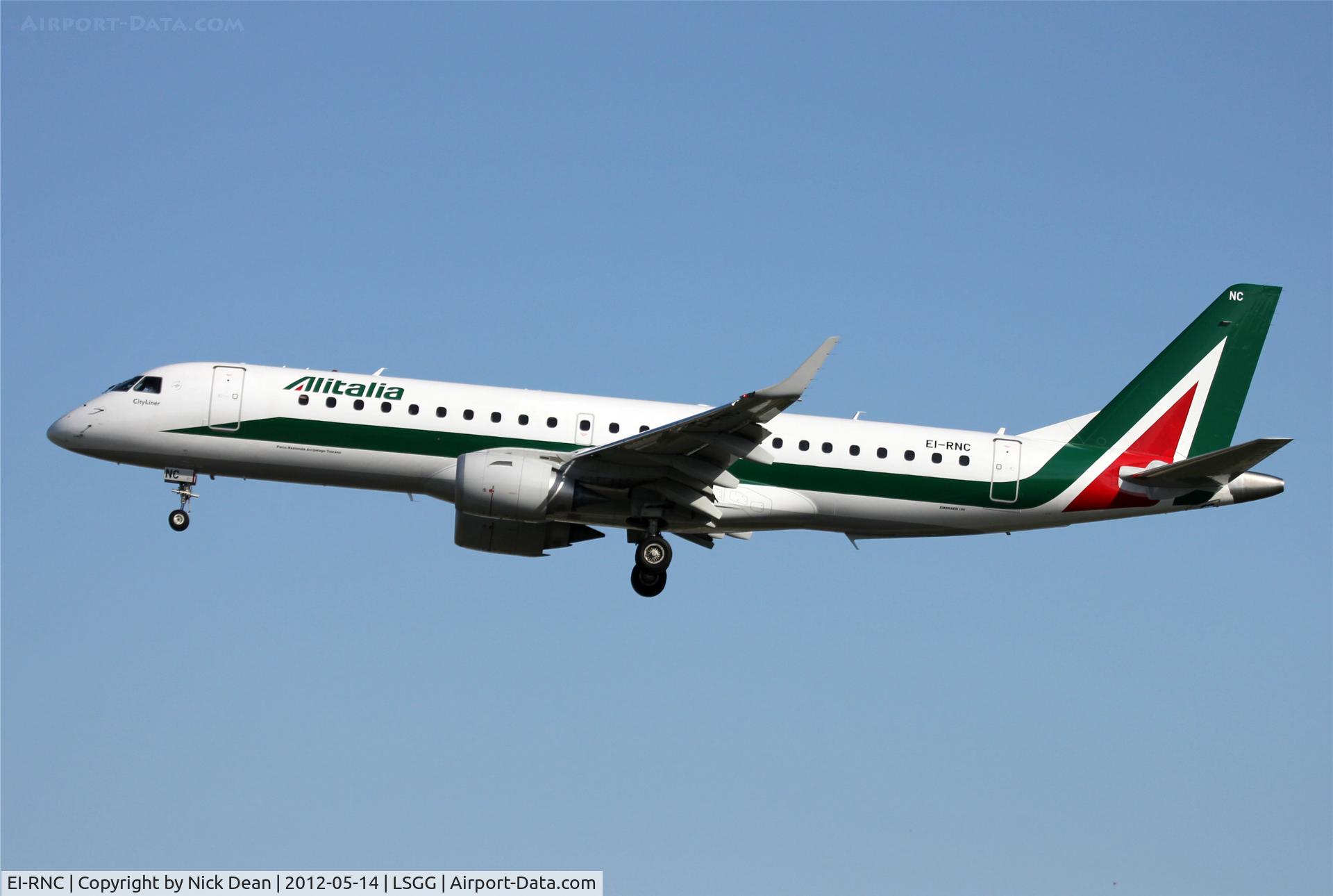 EI-RNC, 2011 Embraer 190LR (ERJ-190-100LR) C/N 19000503, LSGG/GVA EBACE 2012