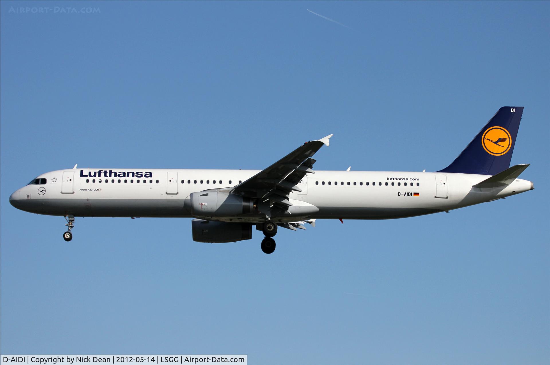 D-AIDI, 2011 Airbus A321-231 C/N 4753, LSGG/GVA EBACE 2012
