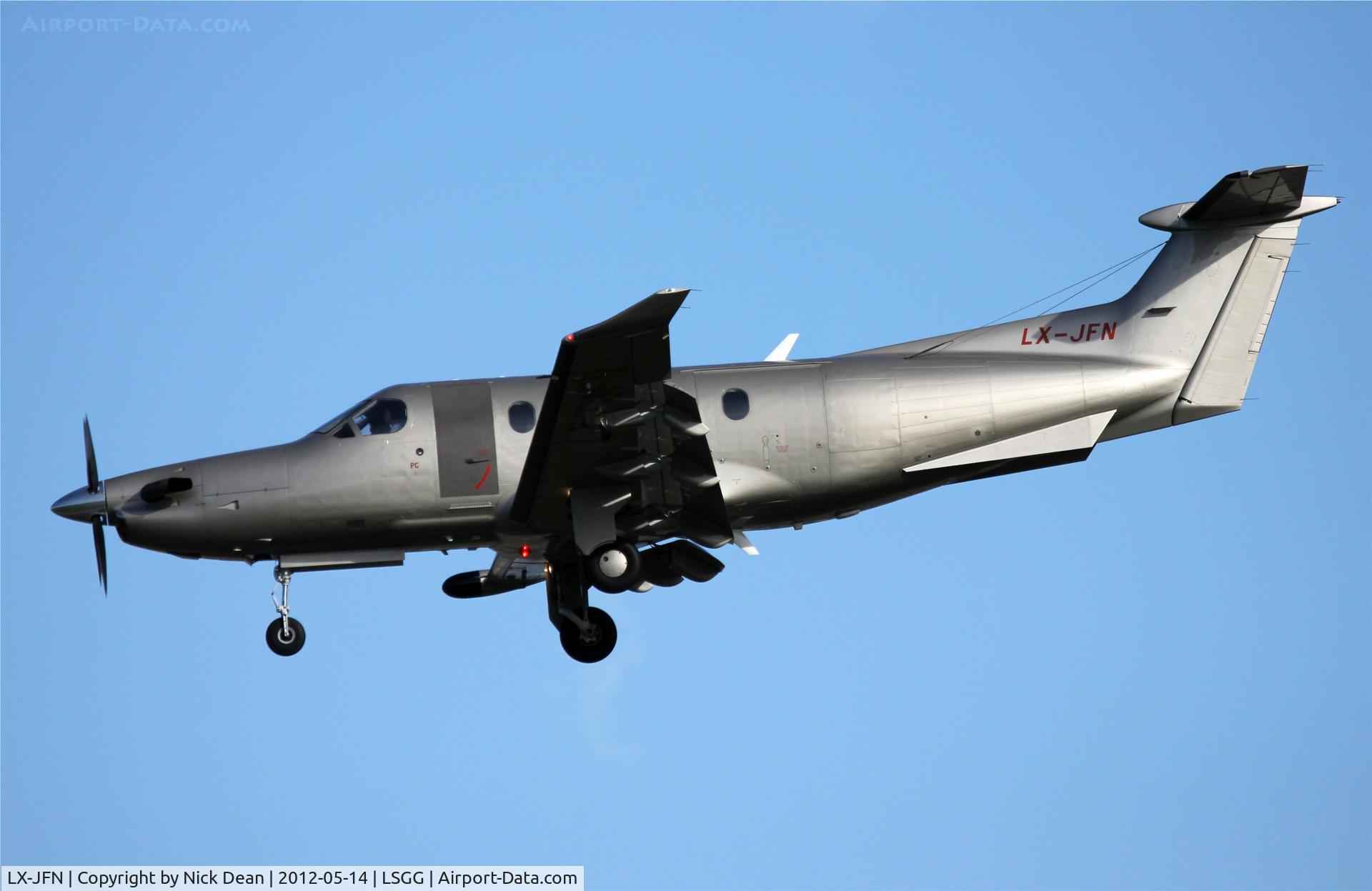 LX-JFN, 2007 Pilatus PC-12/47 C/N 855, LSGG/GVA EBACE 2012