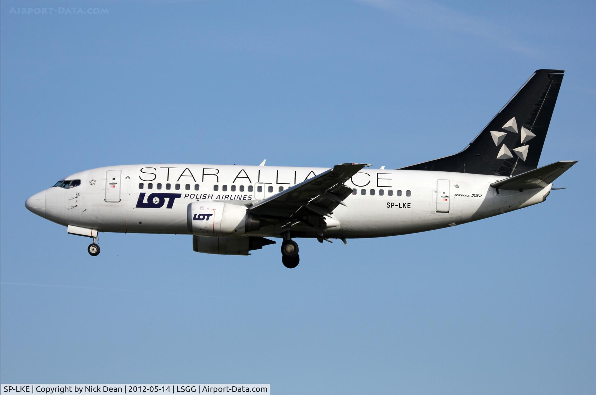 SP-LKE, 1993 Boeing 737-55D C/N 27130, LSGG/GVA EBACE 2012
