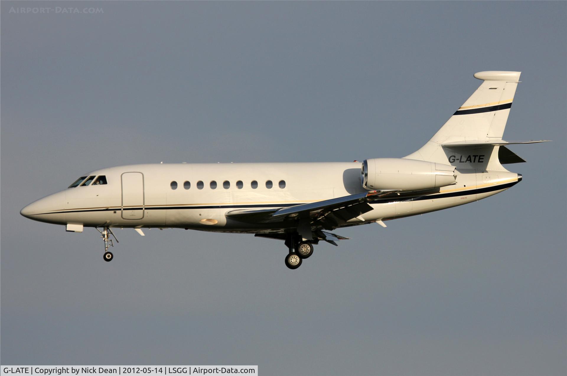 G-LATE, 2006 Dassault Falcon 2000EX C/N 88, LSGG/GVA EBACE 2012