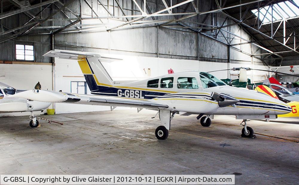 G-GBSL, 1979 Beech 76 Duchess C/N ME-265, Ex: G-BGVG > G-GBSL - Originally owned to, Eagle Aircraft Services Ltd in June 1979 as G-BGVG and currently in private hands since February 1995 as G-GBSL.