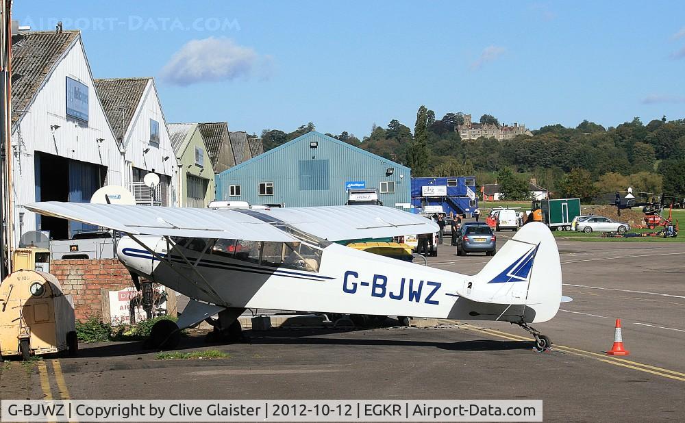 G-BJWZ, 1951 Piper L-18C Super Cub (PA-18-95) C/N 18-1361, Ex: 51-15361 > ALAT 18-1361 > OO-HMO > G-BJWZ - Originally in private hands May 1994 and currently with a Trustee of, G-BJWZ Syndicate since October 2001.