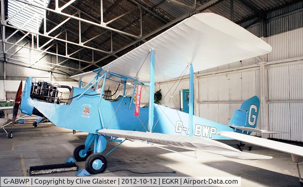 G-ABWP, 1932 Spartan Arrow C/N 78, First known owner was, Henlys Ltd in July 1932 and currently in private hands since August 2011.