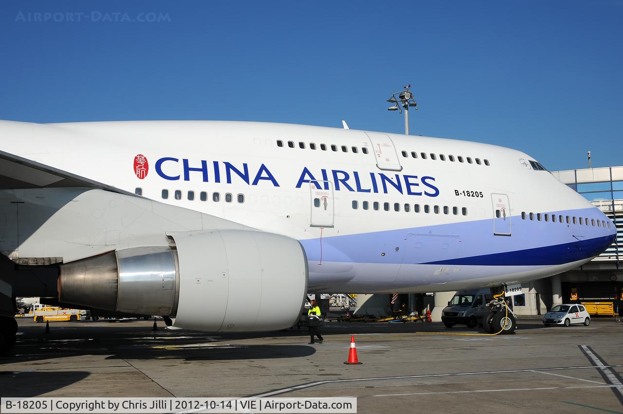 B-18205, Boeing 747-409 C/N 28712, China Airlines
