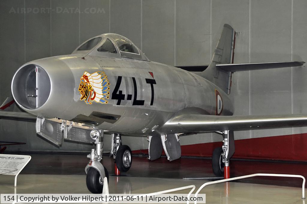 154, Dassault MD-450 Ouragan C/N 154, at Le Bourget
