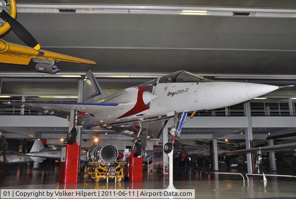 01, Dassault Mirage 2000-01 C/N 01, at Le Bourget