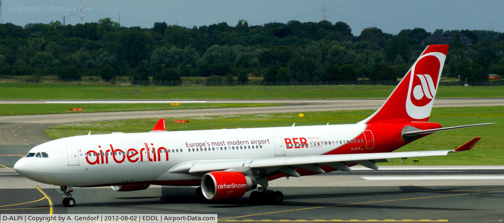 D-ALPI, 2007 Airbus A330-223 C/N 828, Air Berlin (