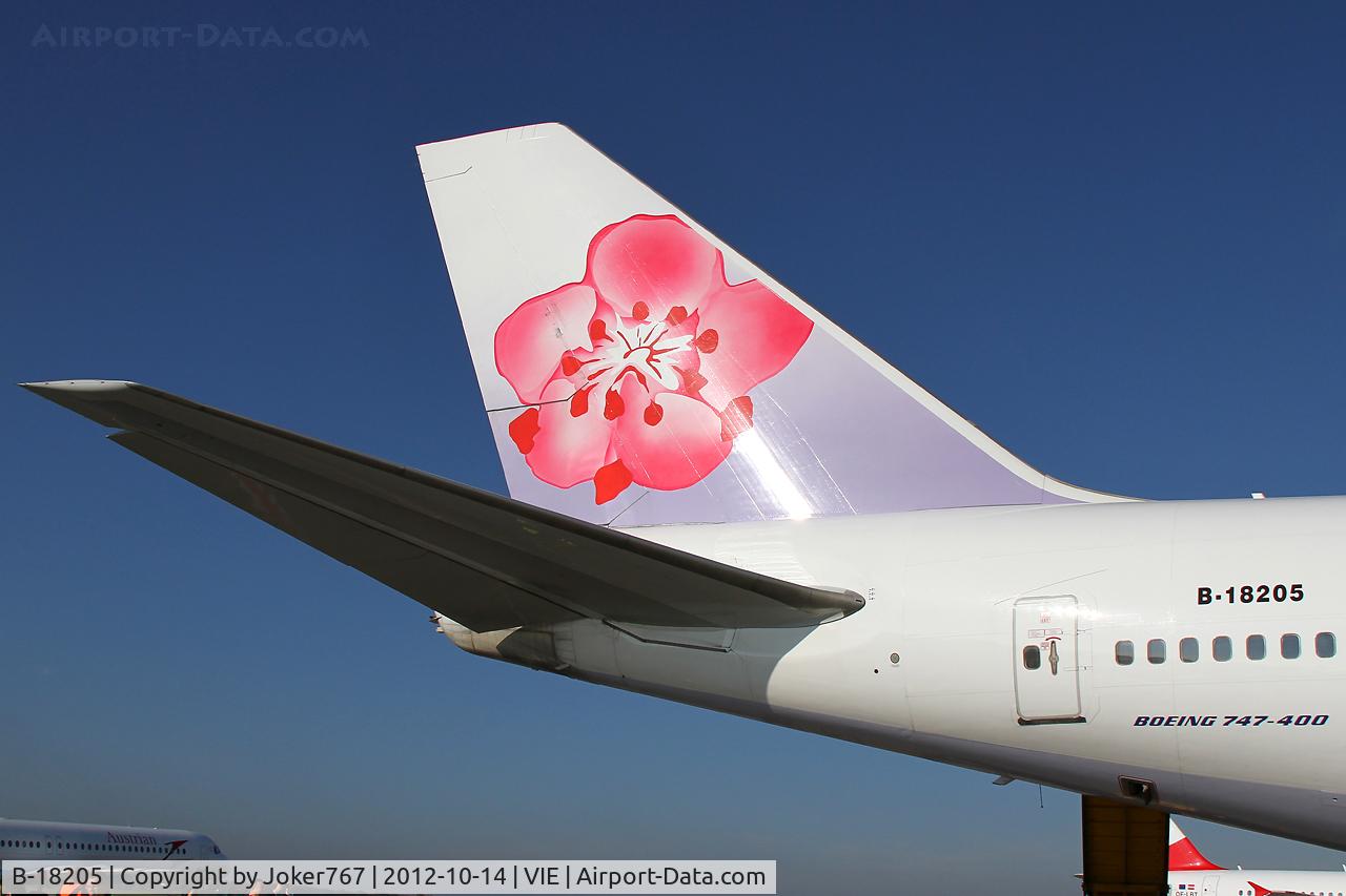 B-18205, Boeing 747-409 C/N 28712, China Airlines