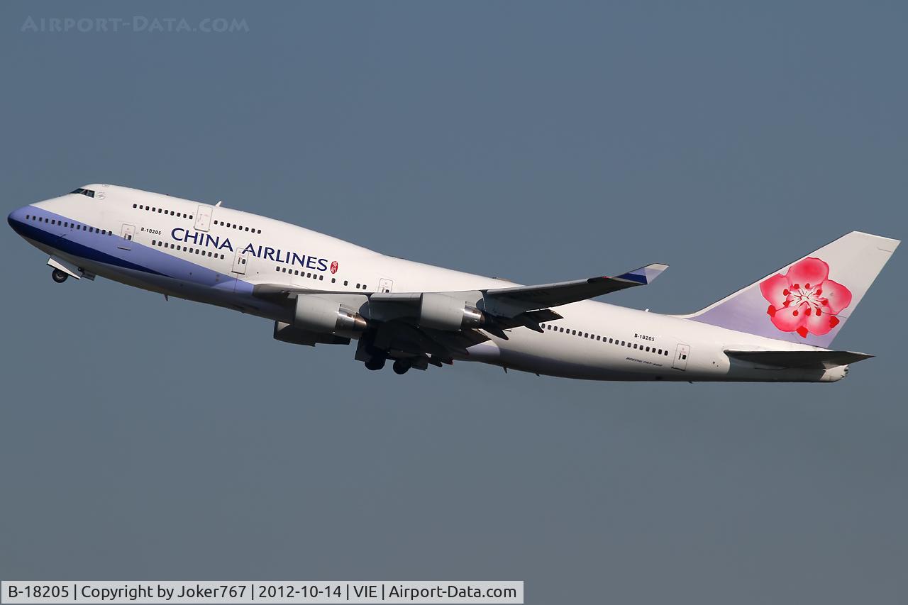 B-18205, Boeing 747-409 C/N 28712, China Airlines