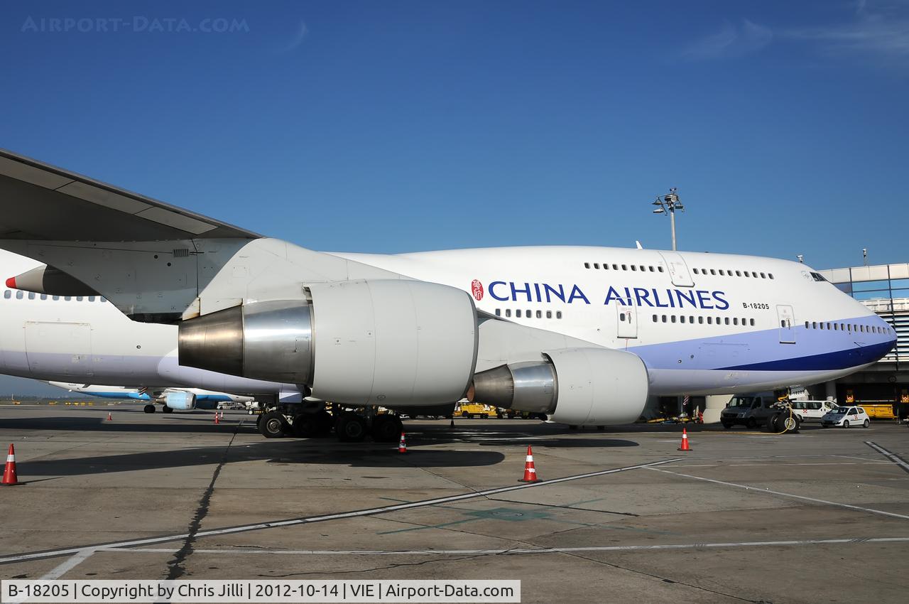 B-18205, Boeing 747-409 C/N 28712, China Airlines