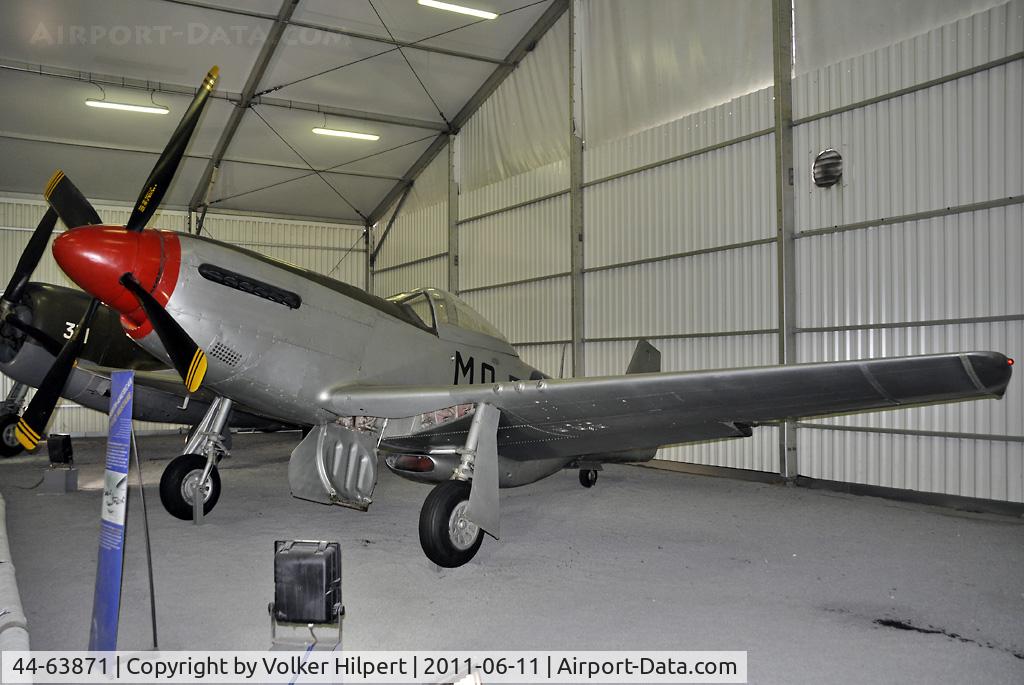 44-63871, 1944 North American P-51D Mustang C/N 122-31597 (N9722F), at Le Bourget
