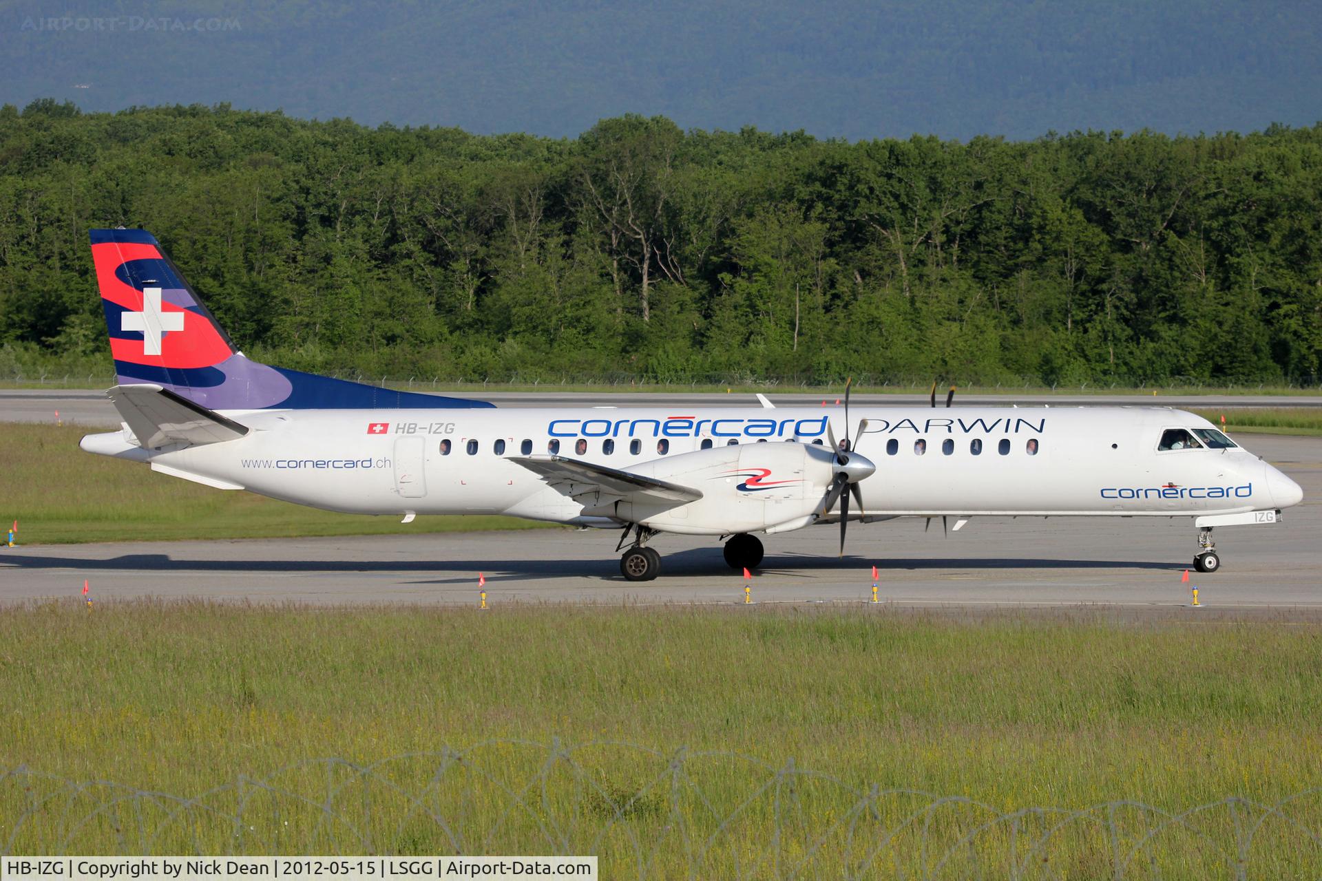 HB-IZG, 1995 Saab 2000 C/N 2000-010, LSGG/GVA EBACE 2012