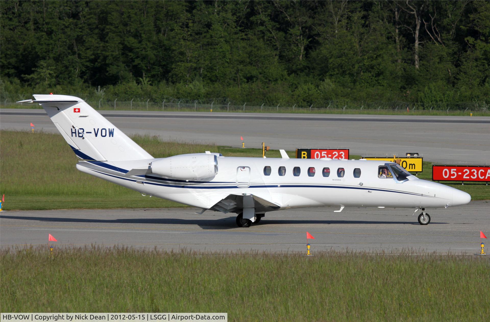 HB-VOW, 2008 Cessna 525B CitationJet CJ3 C/N 525B-0209, LSGG/GVA EBACE 2012