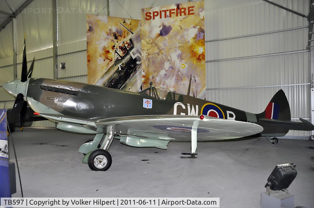 TB597, Supermarine 361 Spitfire LF.XVIe C/N CBAF.IX.3310, at Le Bourget