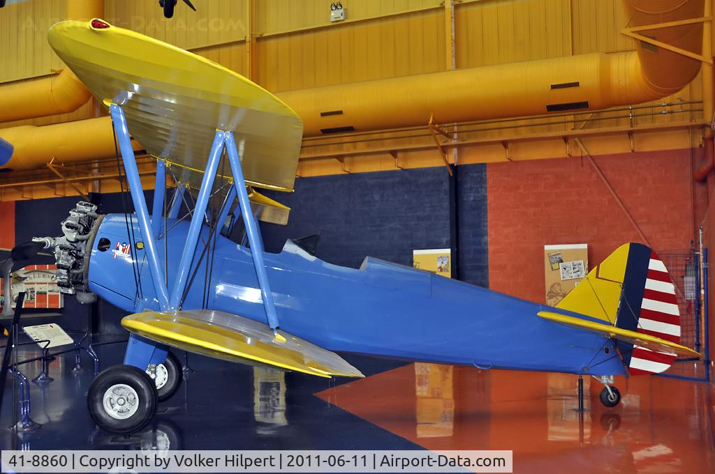 41-8860, Boeing PT-17 Kaydet (A75N1) C/N 75-2419, at Le Bourget