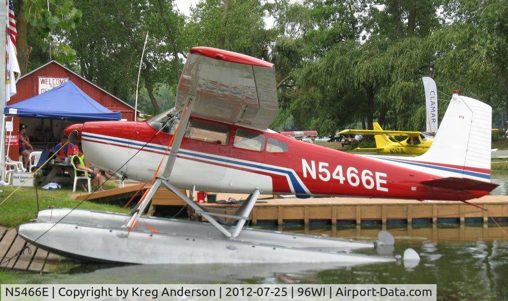 N5466E, 1964 Cessna 180G C/N 18051363, EAA AirVenture 2012 Seaplane Base