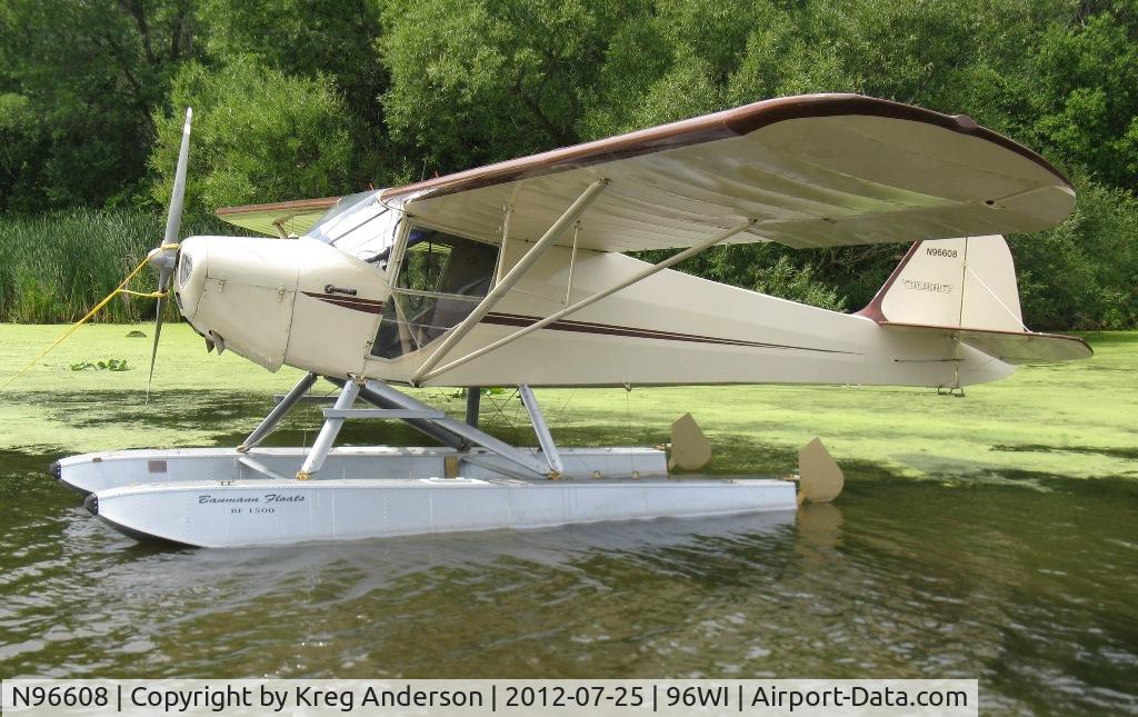N96608, 1946 Taylorcraft BC12-D C/N 8908, EAA AirVenture 2012 Seaplane Base