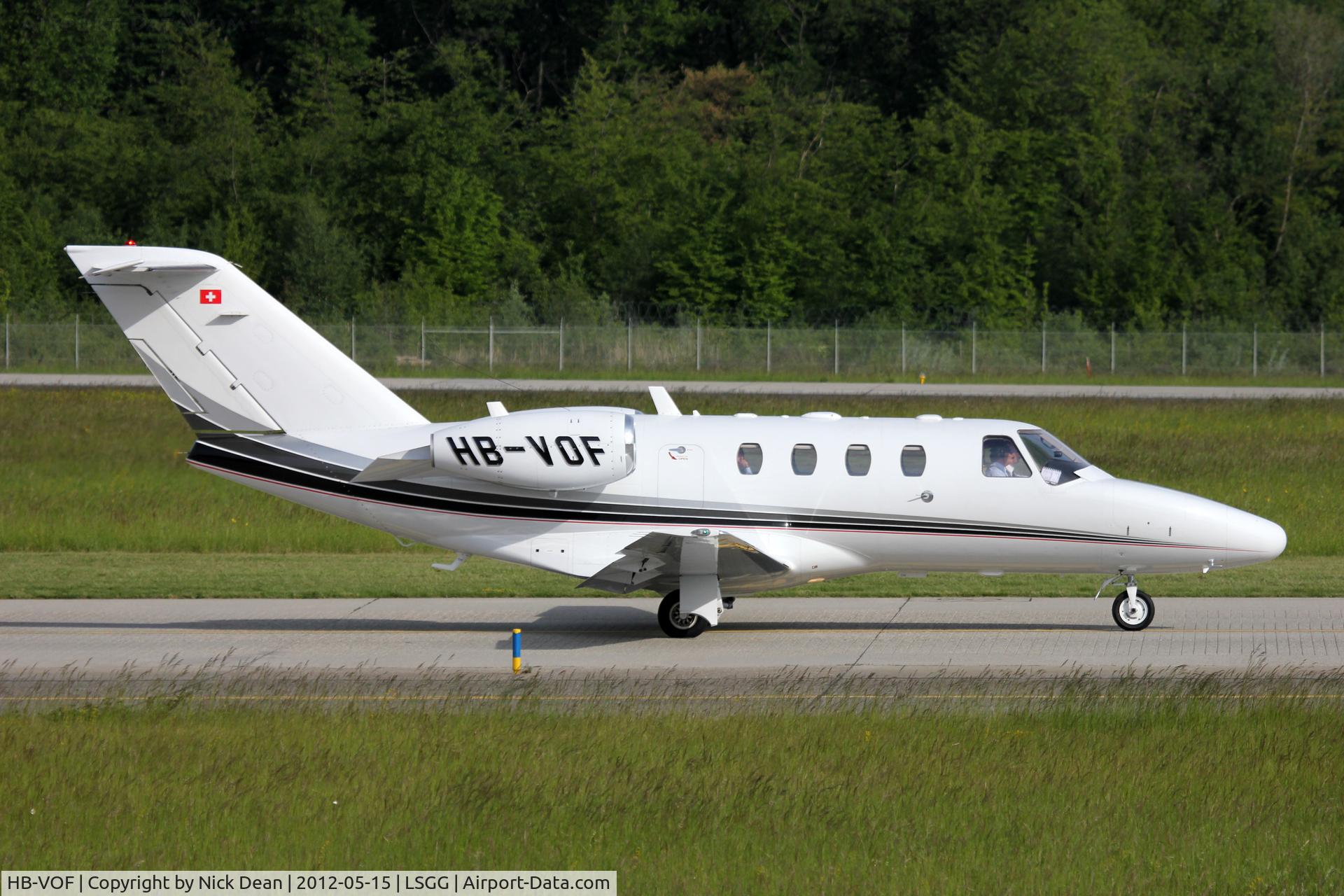 HB-VOF, 2006 Cessna 525 CitationJet CJ1+ C/N 525-0623, LSGG/GVA EBACE 2012