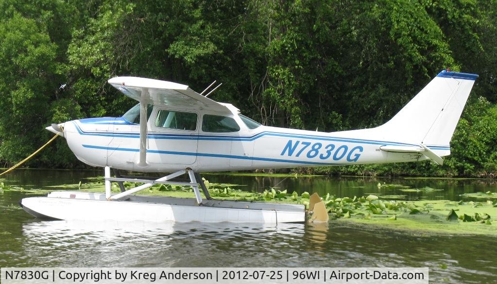 N7830G, 1970 Cessna 172L C/N 17259530, EAA AirVenture 2012 Seaplane Base