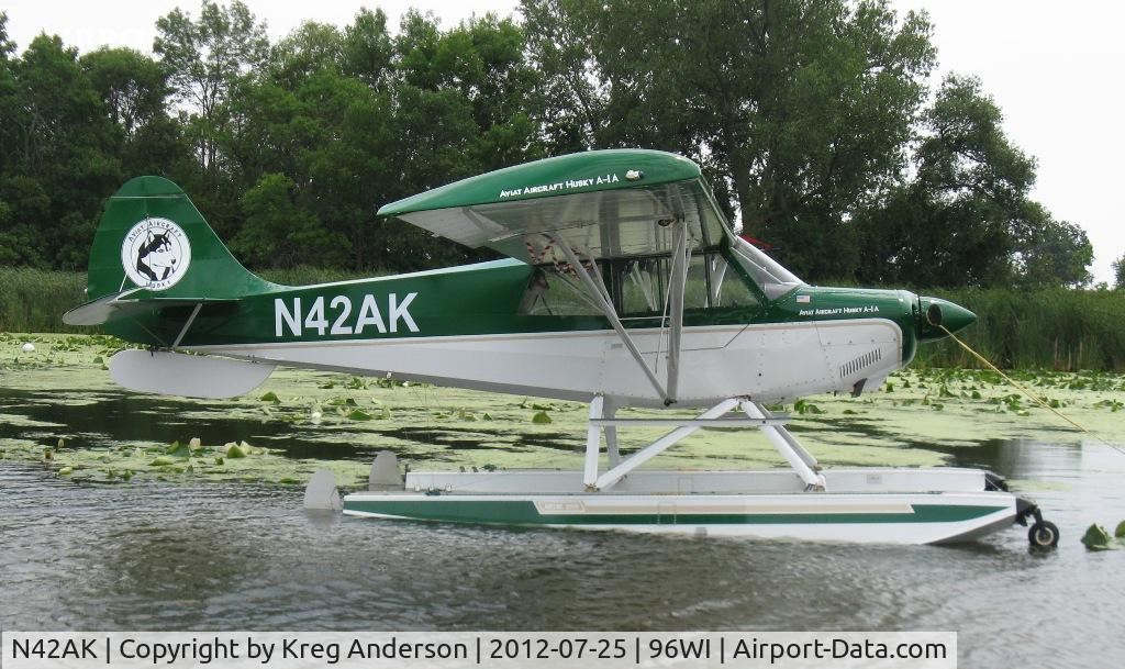 N42AK, 1998 Aviat A-1A Husky C/N 1434, EAA AirVenture 2012 Seaplane Base