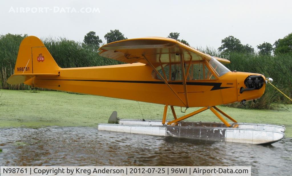N98761, 1946 Piper J3C-65 Cub Cub C/N 18992, EAA AirVenture 2012 Seaplane Base