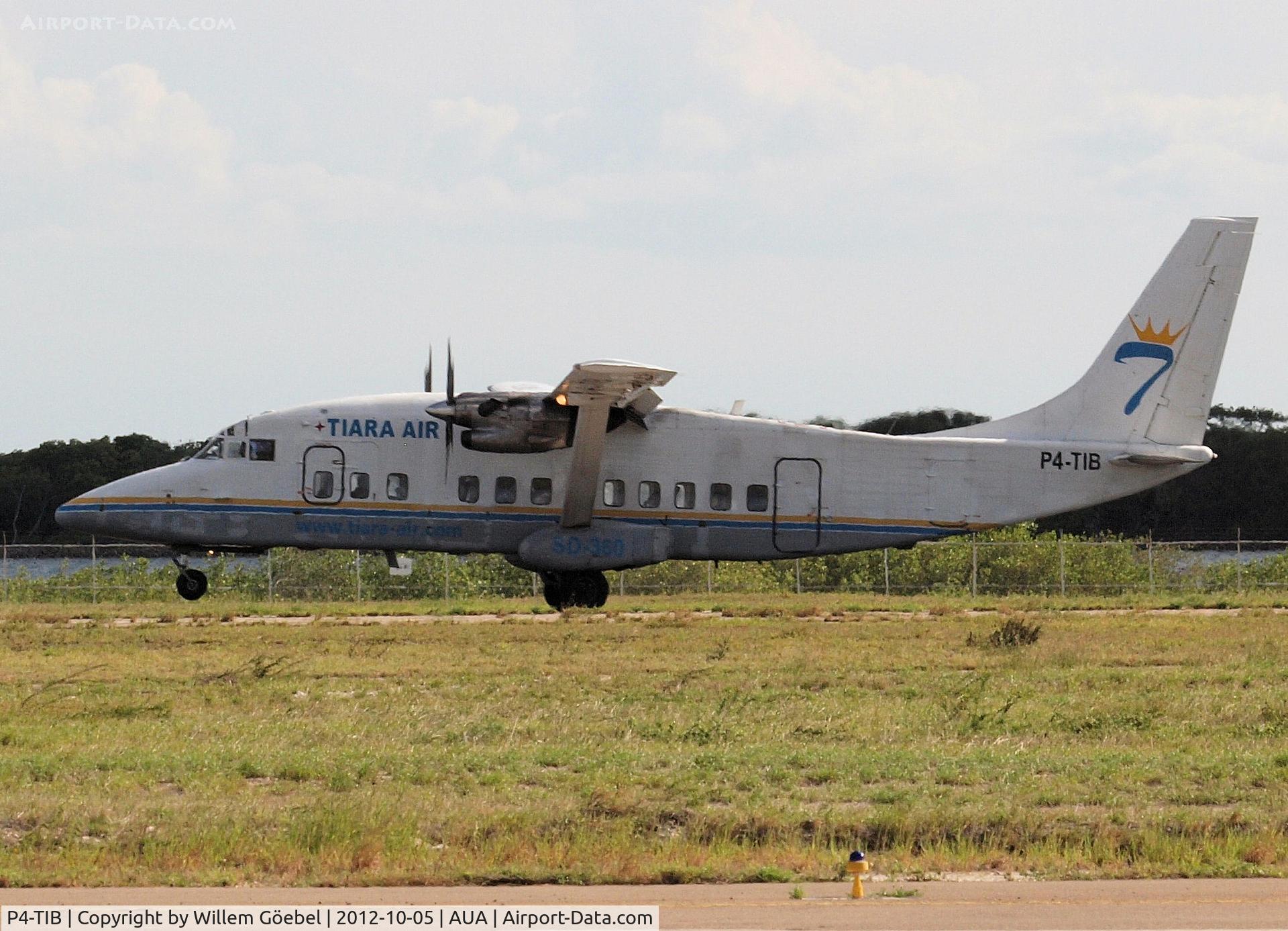 P4-TIB, 2000 Short 360-100 C/N SH.3621, Take off from Aruba Airport Reina Beatrix