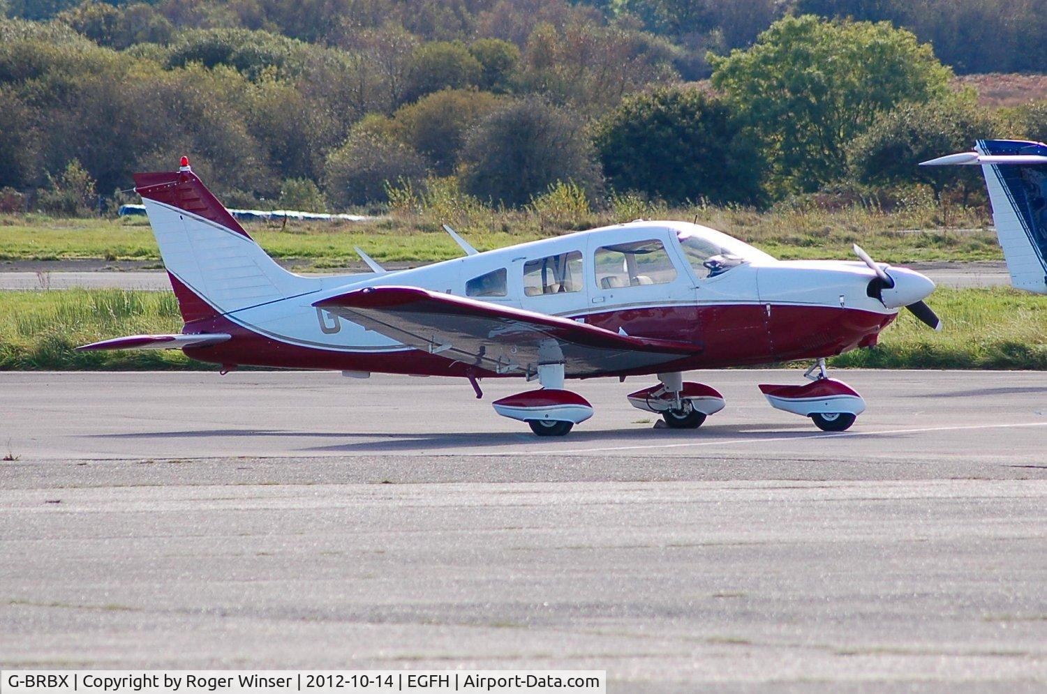 G-BRBX, 1976 Piper PA-28-181 Cherokee Archer II C/N 28-7690185, Visiting Cherokee Archer II.