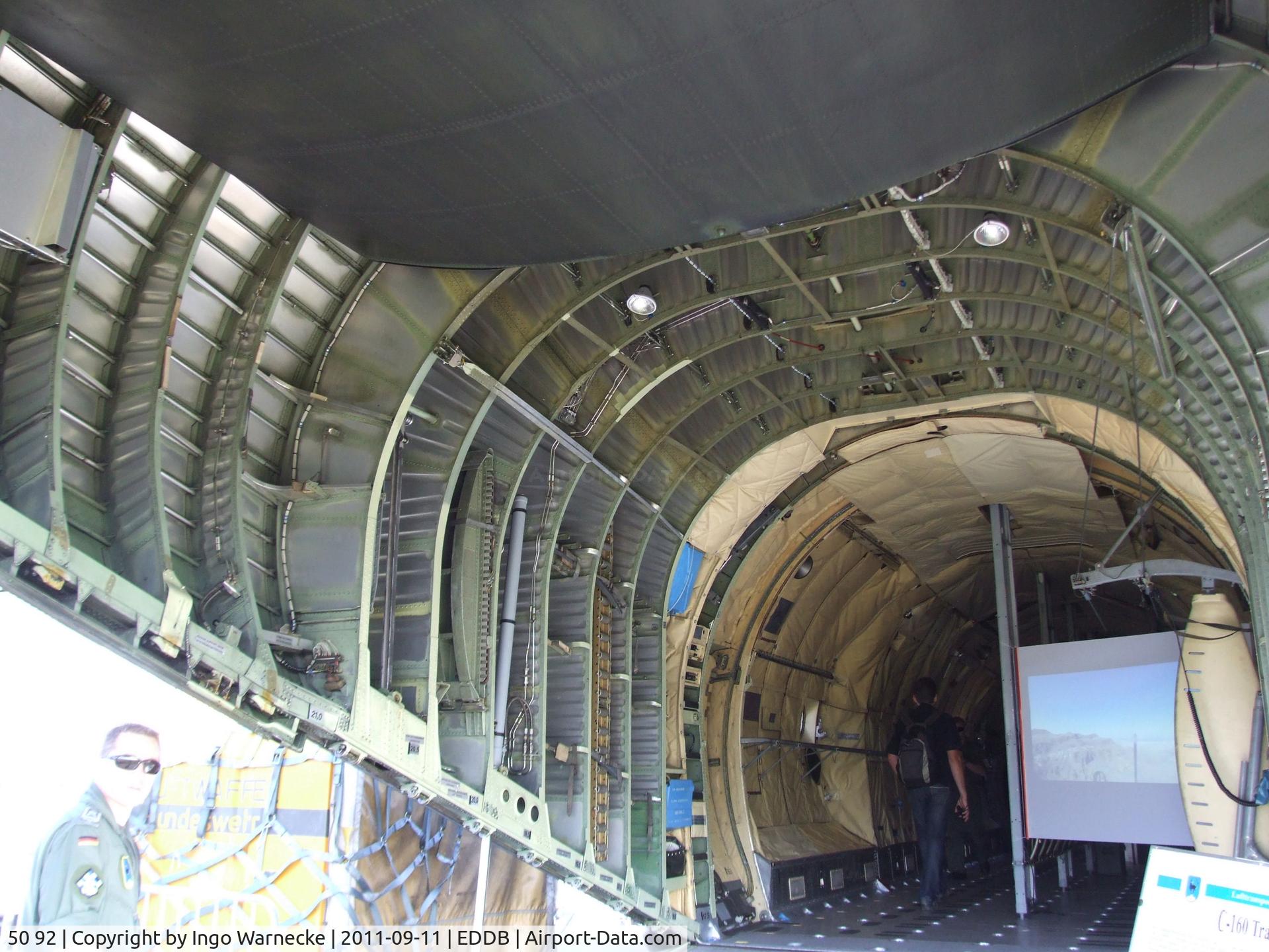 50 92, Transall C-160D C/N D129, Transall C-160D of the Luftwaffe (German air force) at the ILA 2012, Berlin  #i