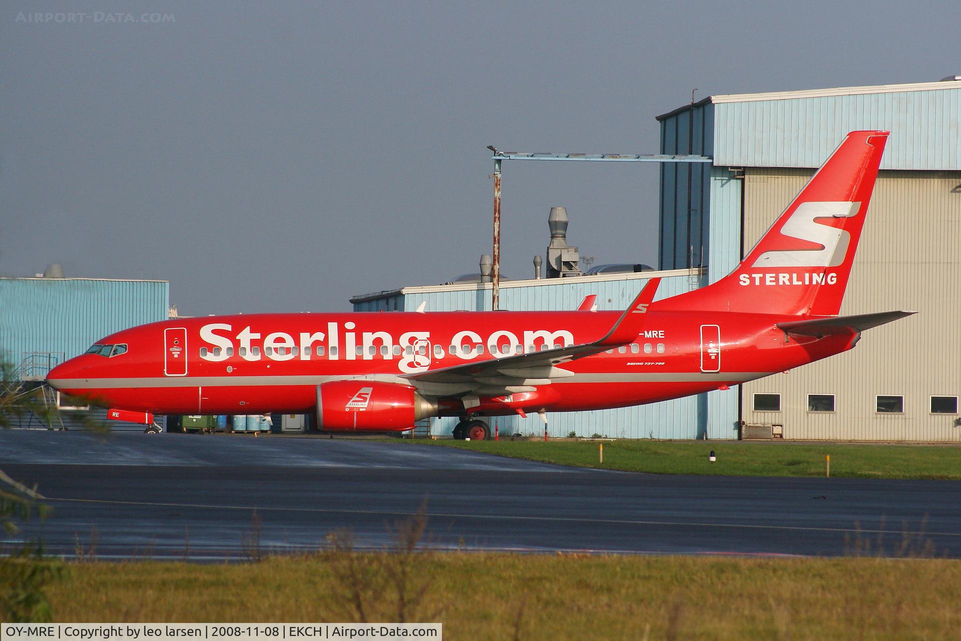OY-MRE, 1999 Boeing 737-7L9 C/N 28008, Copenhagen Kastrup 8.11.08