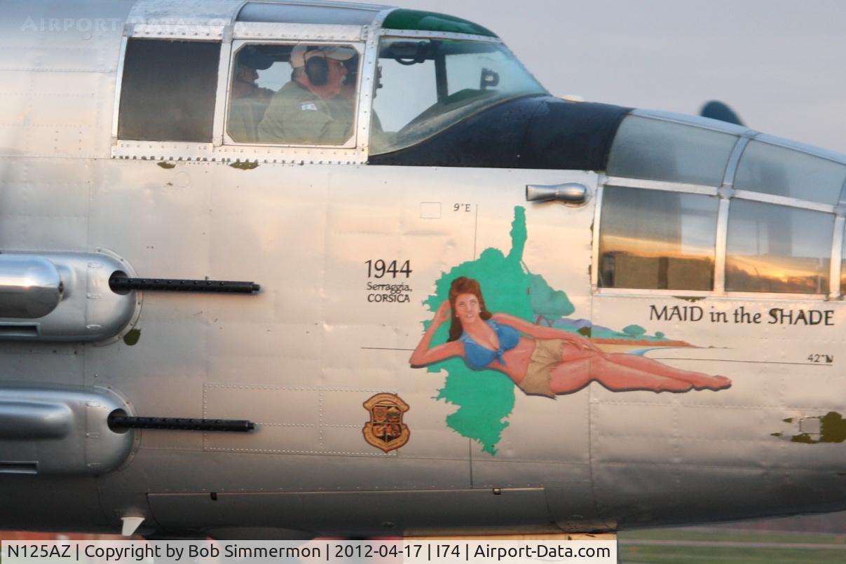 N125AZ, 1960 North American TB-25N Mitchell C/N 108-35262, Taxiing out at dawn for the flight to Dayton for the B-25 gathering and Doolittle reunion.