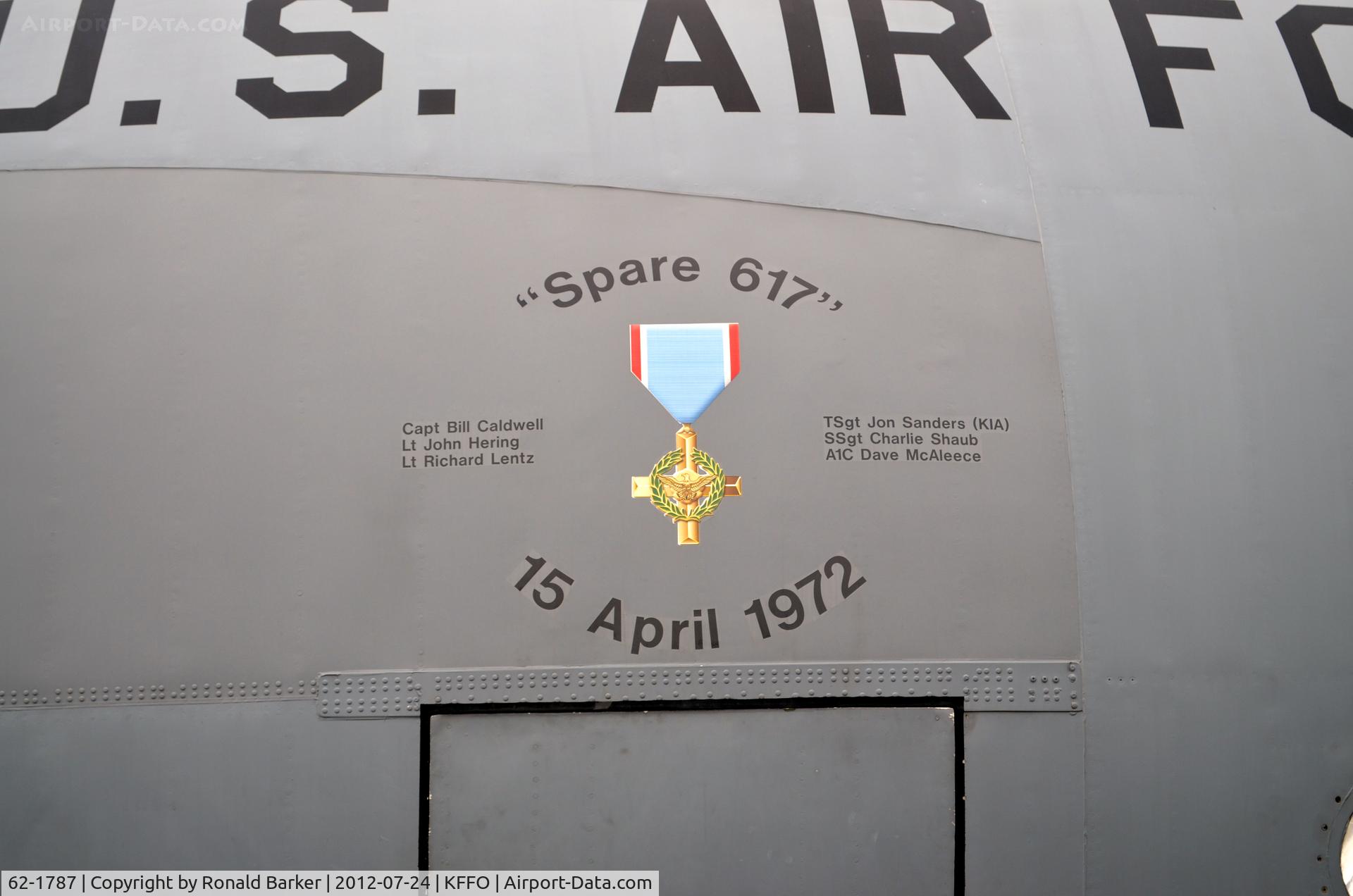 62-1787, 1962 Lockheed C-130E-LM Hercules C/N 382-3732, AF museum - A friend of mine was crewmember on Spare 617