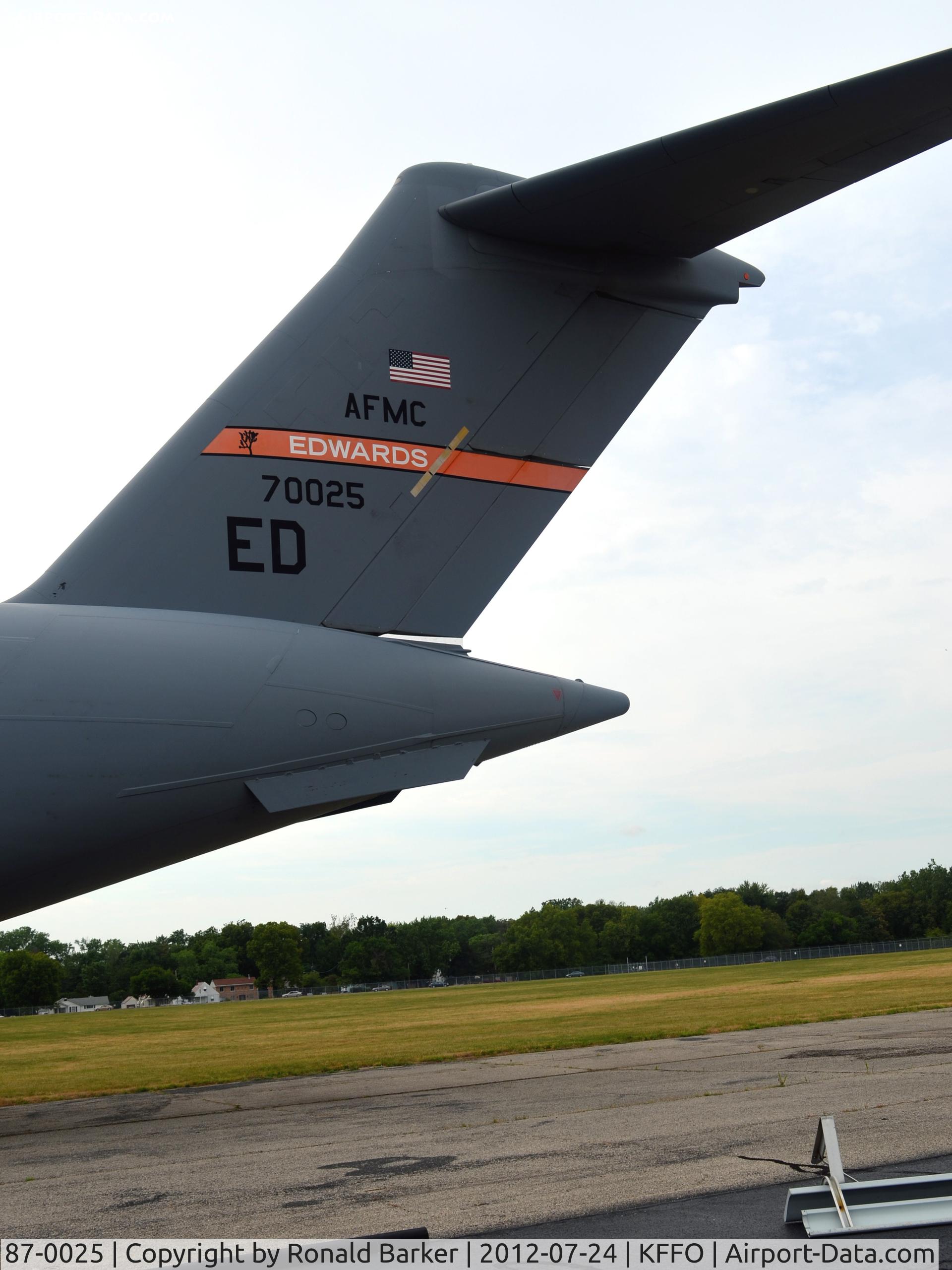 87-0025, 1987 McDonnell Douglas C-17A Globemaster III C/N F-001/T-1, AF Museum