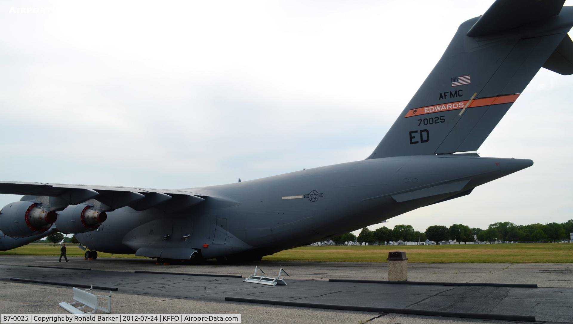 87-0025, 1987 McDonnell Douglas C-17A Globemaster III C/N F-001/T-1, AF Museum