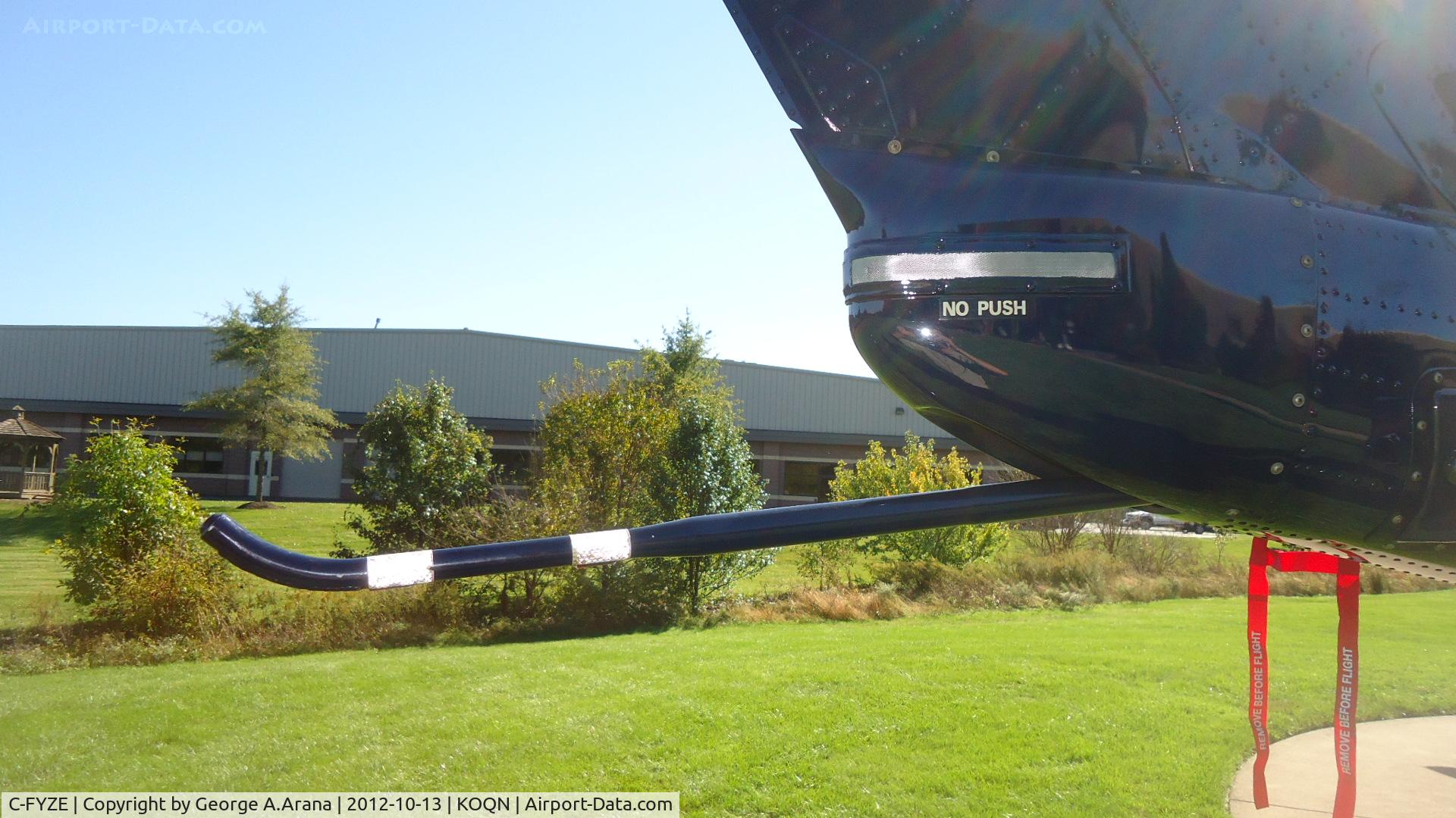 C-FYZE, 1996 Bell 412CF (CH-146) C/N 46402, Tail stinger